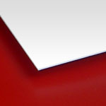 Polystyrol Platte f&uuml;r Direktdruck