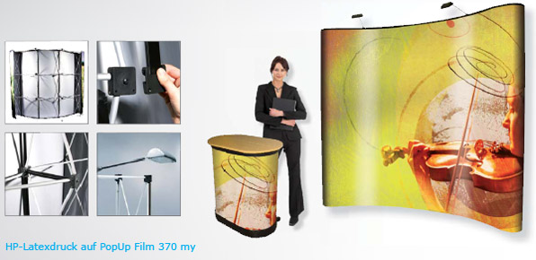 Exhibition Frame Curved Messedisplay