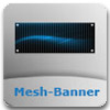 Mesh - Gewebebanner f&uuml;r Ger&uuml;stwerbung ideal.